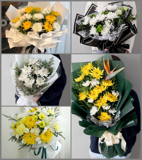安徽芜湖市无为县陡沟镇凤凰桥社区白事花束代送
